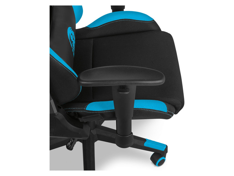 Prejsť na zobrazenie na celú obrazovku: LIVARNO home Herná stolička, čierna/modrá – obrázok 7
