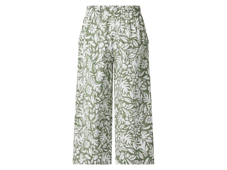 esmara® Dámske culotte nohavice s ľanom Premium