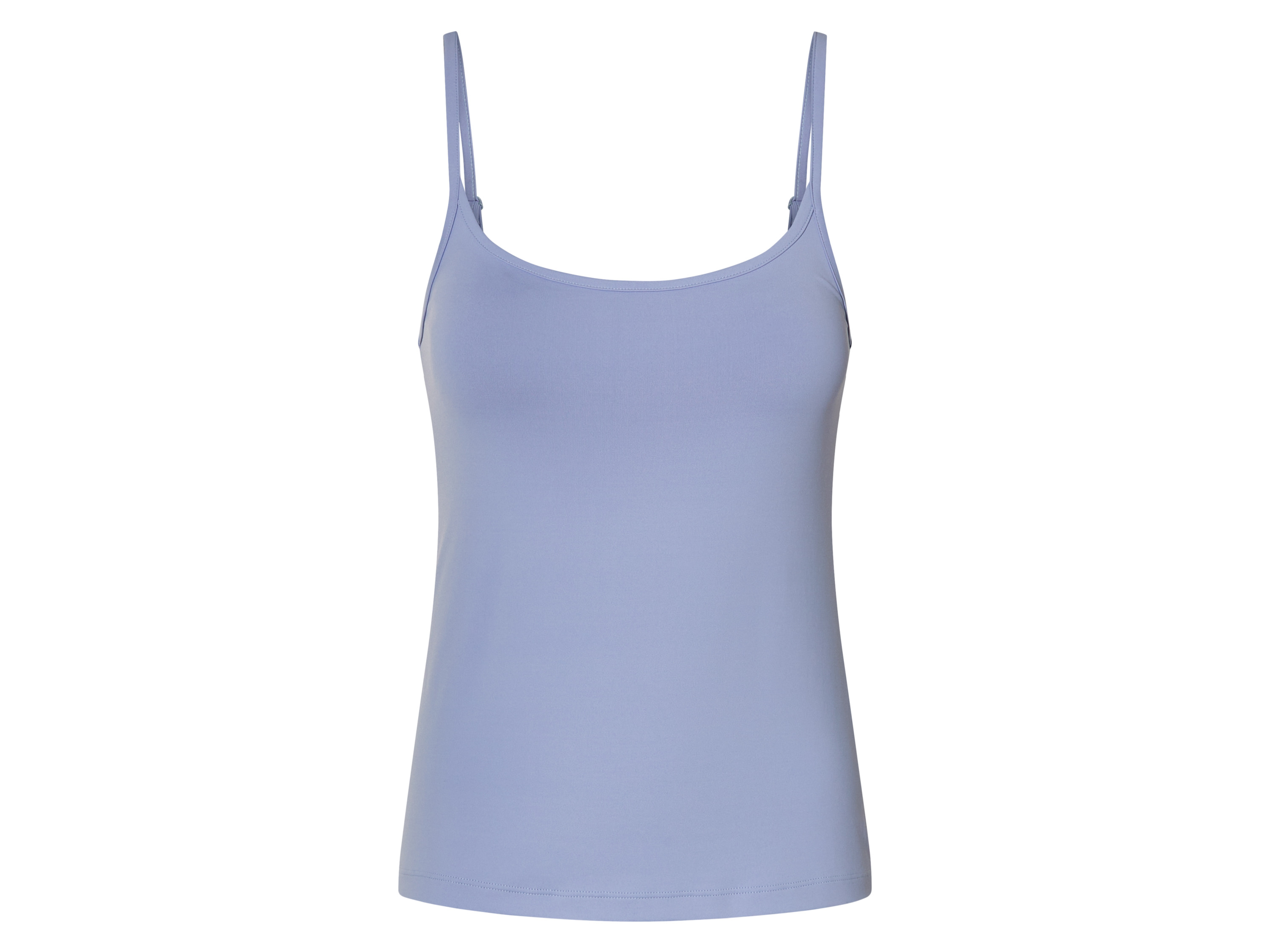 esmara® Dámsky top s úzkymi ramienkami (modrá, L (44/46))