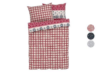 LIVARNO home Posteľná vianočná bielizeň z mikrovlákna, 200 x 220 cm