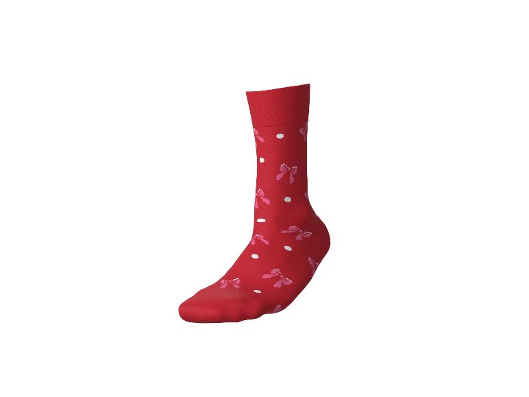 esmara® Dámske/pánske ponožky, 2 páry (pery/mašle, 35/38)