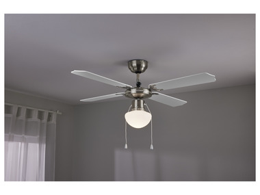 LIVARNO home Stropný ventilátor s LED svietidlom