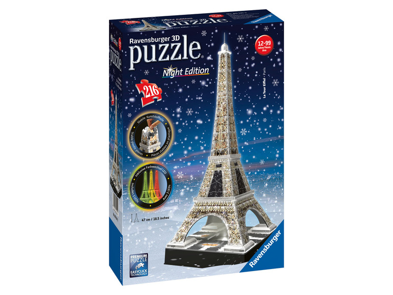 Prejsť na zobrazenie na celú obrazovku: Ravensburger 3D Puzzle LED stavba – obrázok 1