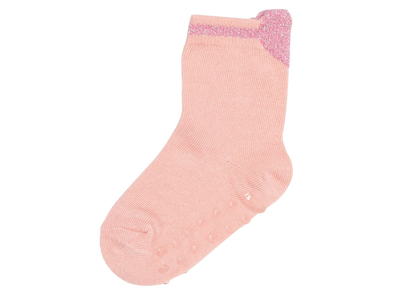 Prejsť na zobrazenie na celú obrazovku: lupilu Dievčenské ponožky s protišmykovými nopkami, 5 párov – obrázok 4