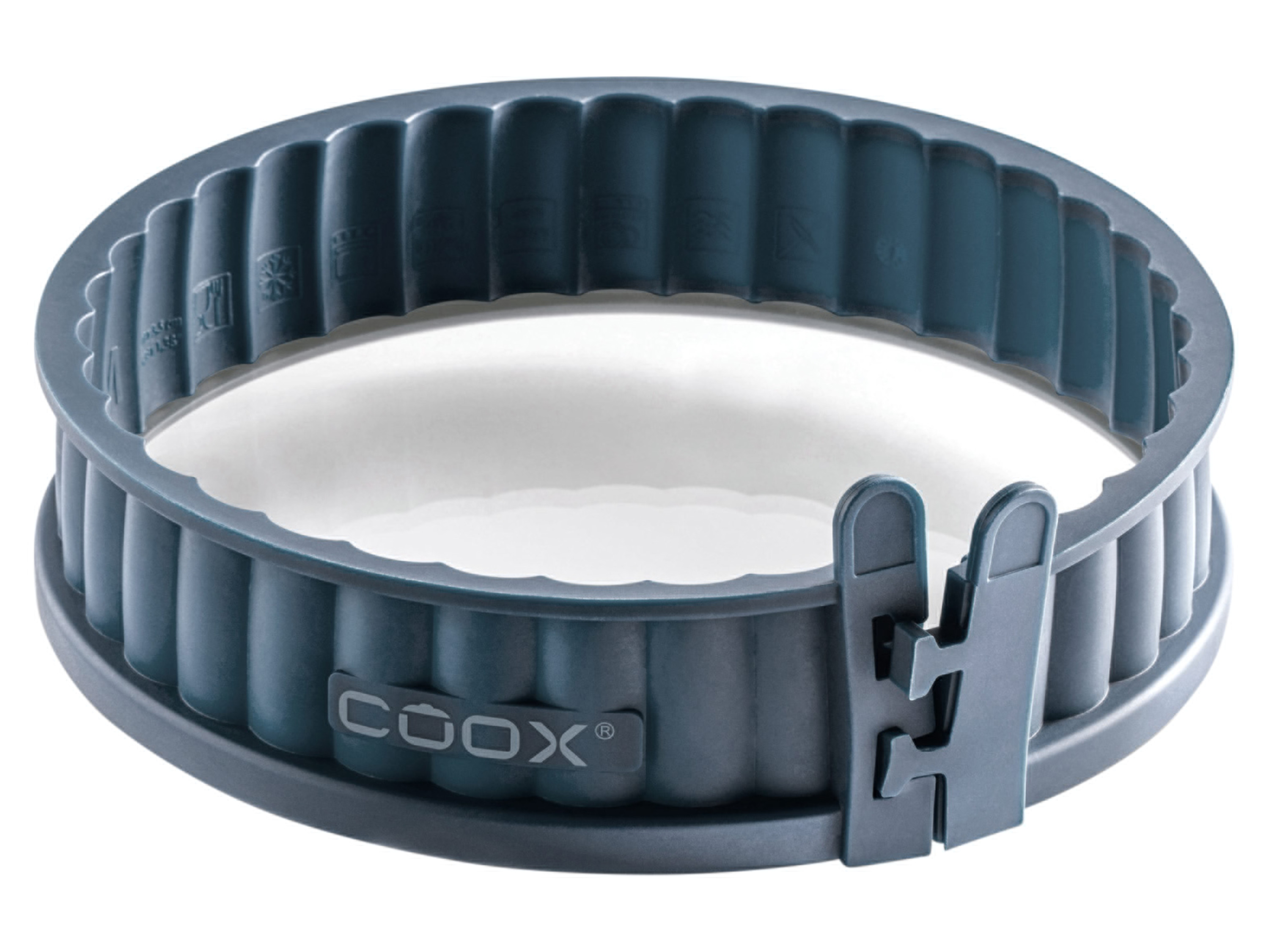 Coox Forma na koláč so skleneným dnom, Ø 18 cm  (modrosivá)