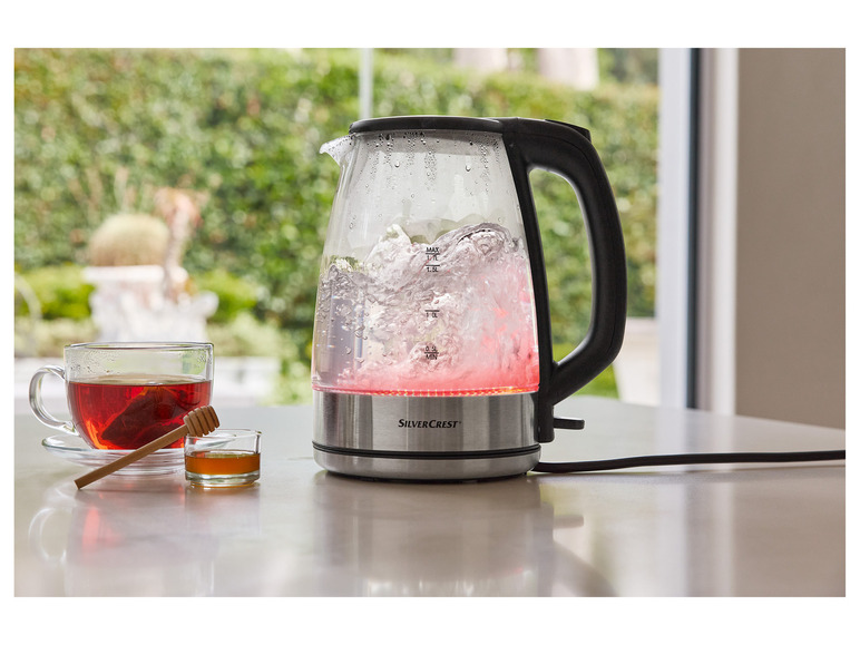 Prejsť na zobrazenie na celú obrazovku: SILVERCREST® KITCHEN TOOLS Sklenená rýchlovarná kanvica SWGF 3000 C2 – obrázok 2