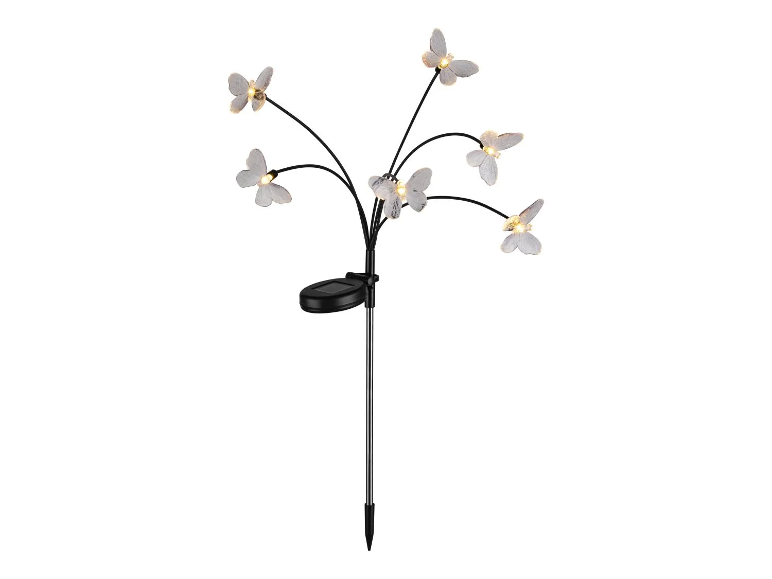 Solárny svietiaci motýlik.