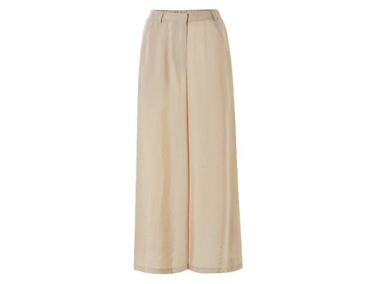 esmara® Dámske široké nohavice Wide Leg (béžová, 34)