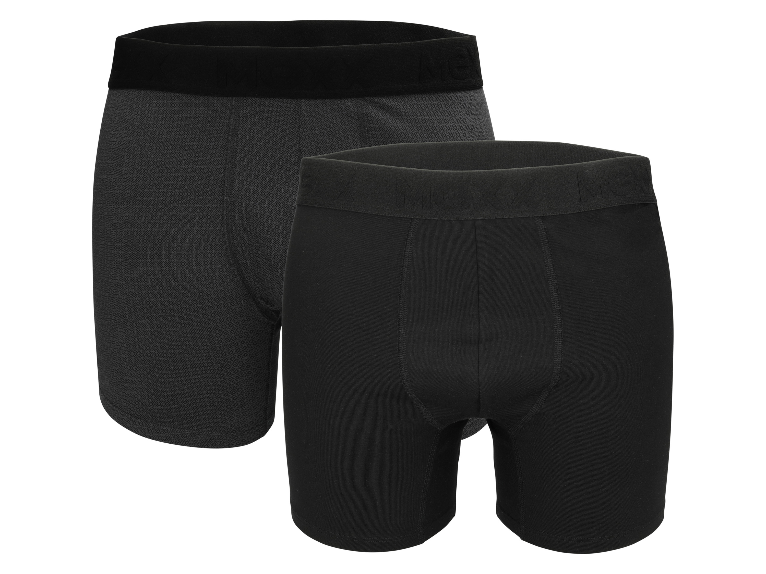 MEXX Pánske boxerky, 2 kusy (čierna/sivá, XL)