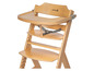 Drevená stolička pre deti Safety 1st s odnímateľnou zásuvkou.