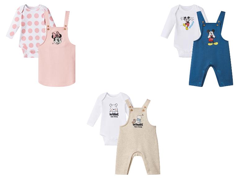 Detské body a overaly s postavičkami Disney Minnie Mouse, Mickey Mouse a Macko Pú.