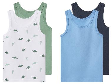 lupilu® Chlapčenské tielko, 2 kusy