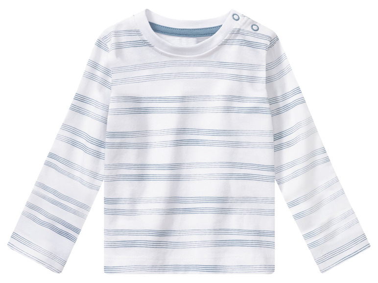 Prejsť na zobrazenie na celú obrazovku: lupilu® Detské bavlnené tričko s dlhým rukávom pre bábätká BIO, 3 kusy – obrázok 10