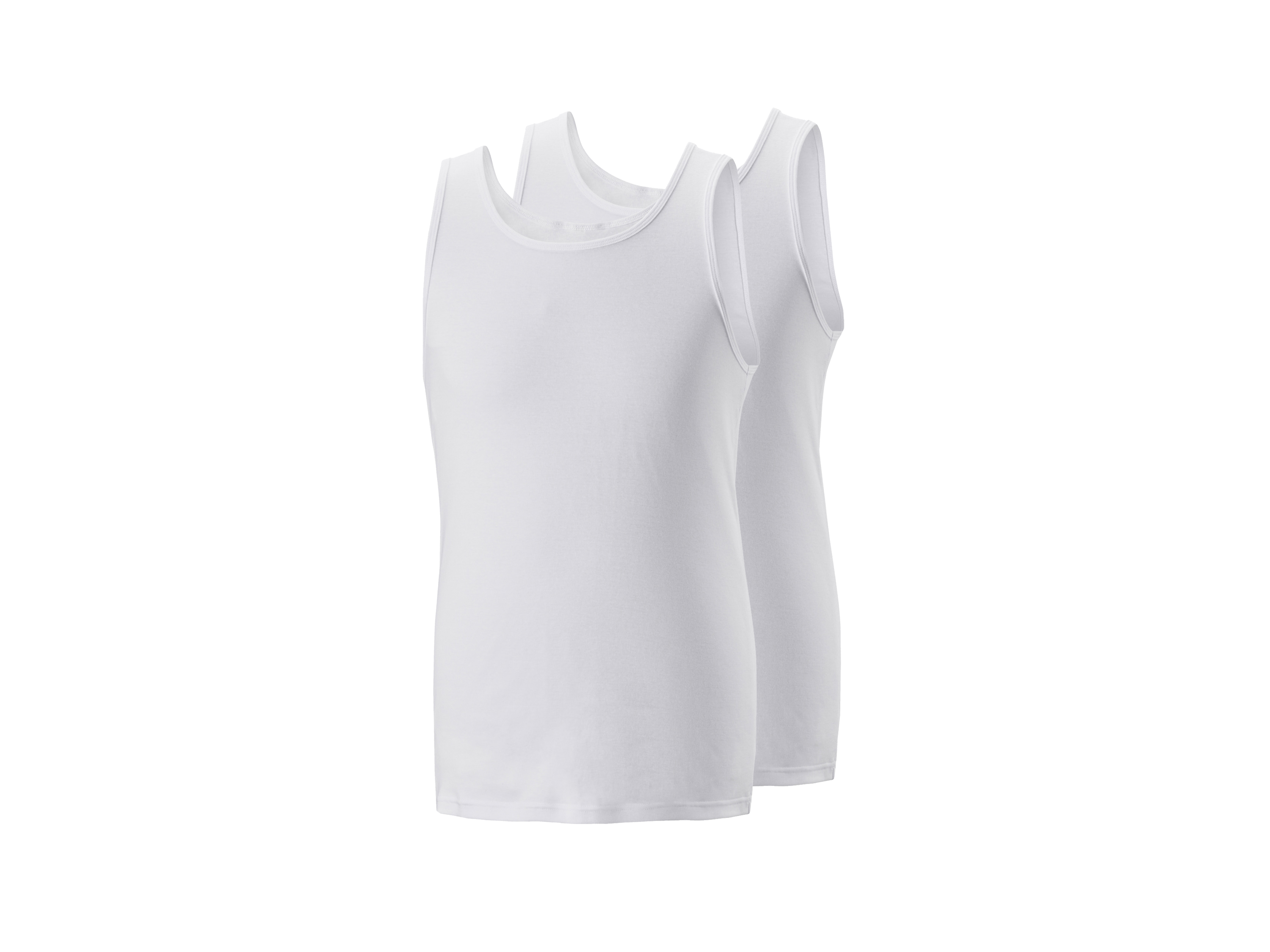 PARKSIDE® Pánske tielko, 2 kusy (biela, 6/L)