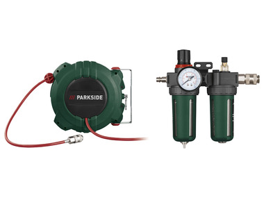 PARKSIDE® Navíjací bubon s tlakovou hadicou/Pneumatická jednotka údržby