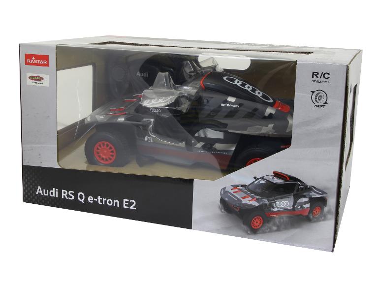 Balenie RC auta Audi RS Q e-tron E2 s funkciou driftu.
