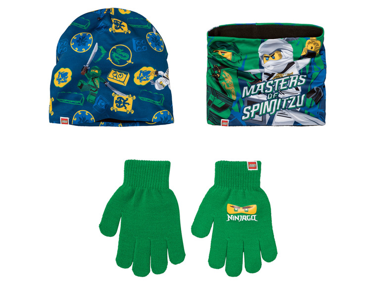 Prejsť na zobrazenie na celú obrazovku: LEGO® NINJAGO Detská súprava čiapky, šálu a rukavíc, 3-dielna – obrázok 6