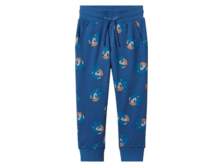 Modré tepláky Sonic the Hedgehog pre deti