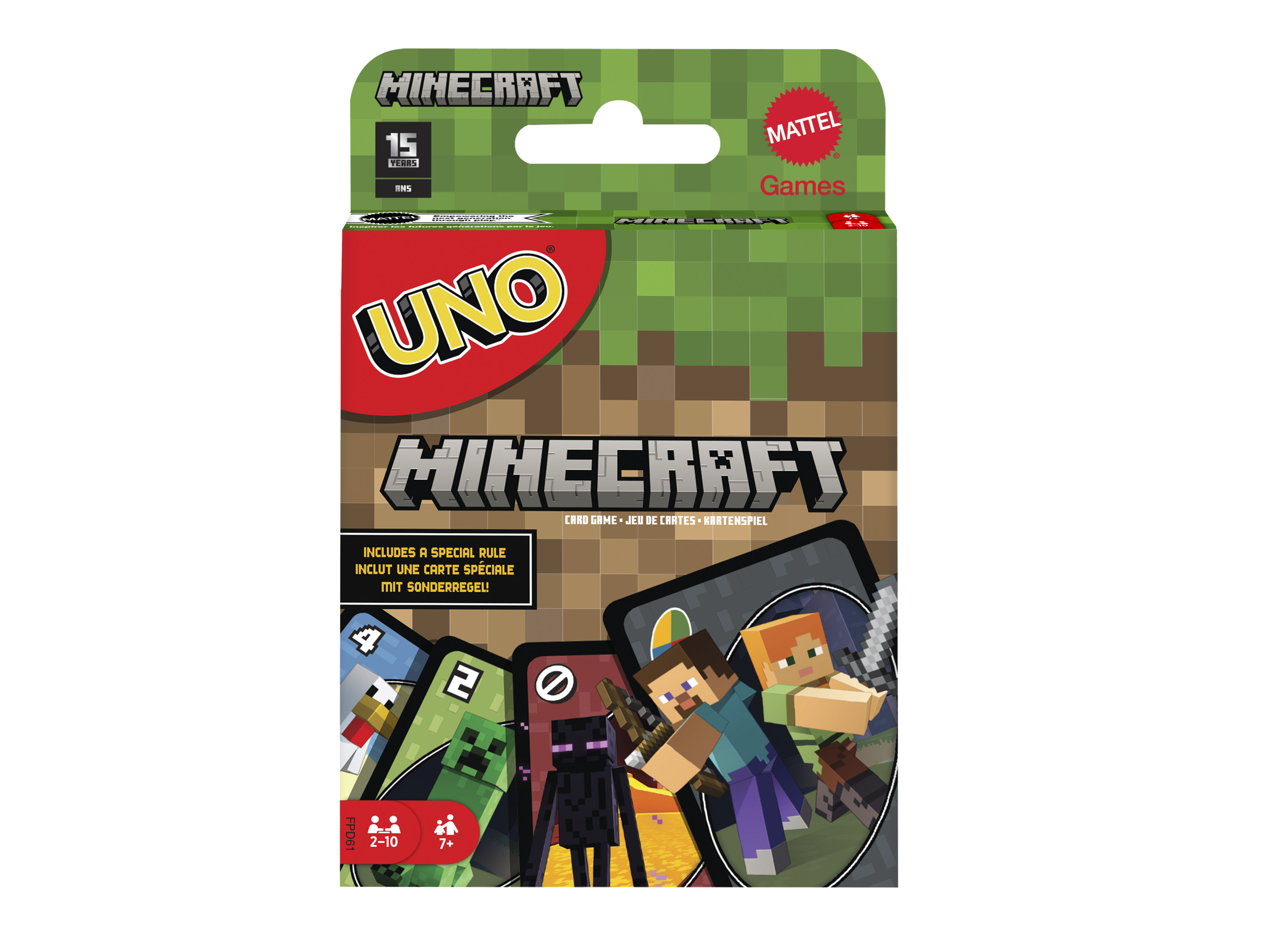 MATTEL UNO karty Minecraft