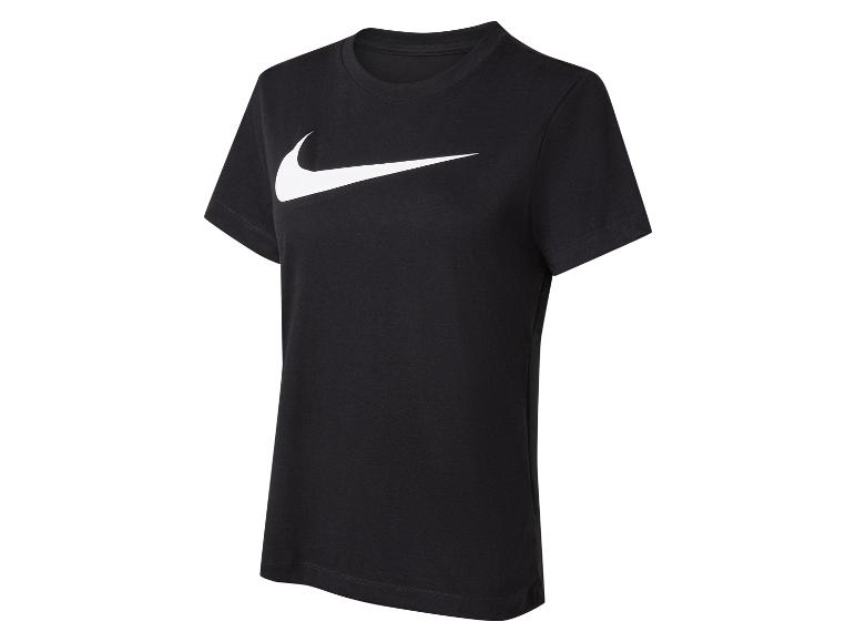 Čierne Nike tričko s bielym logom.