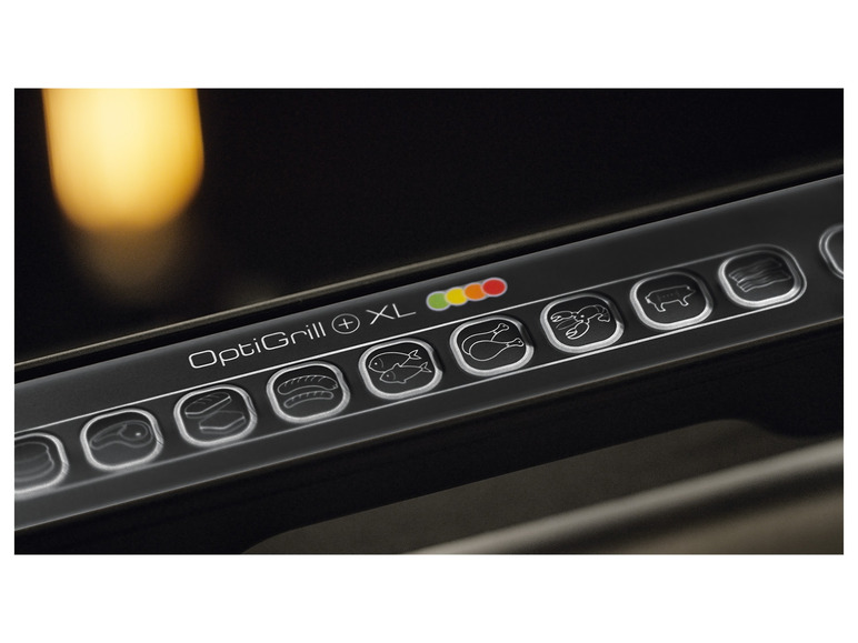 OptiGrill+ XL gril s nastavením pre rôzne druhy jedla.