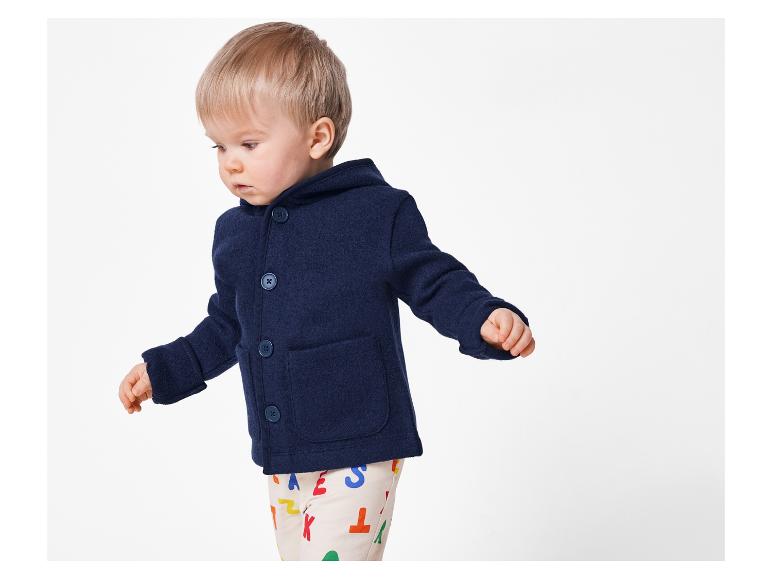 lupilu® Detská bunda pre bábätká (navy modrá, 86/92)