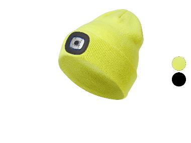 CRIVIT Pletená čiapka s LED čelovkou
