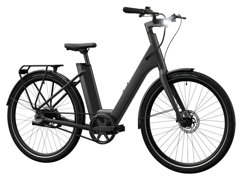 Crivit Mestský elektrobicykel Y.3 Belt Drive (čierna)