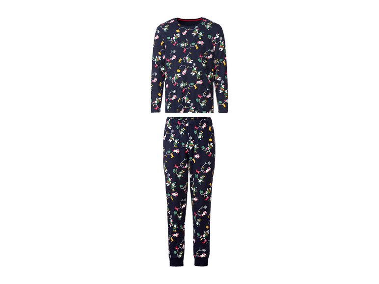 E-shop LIVERGY® Pánske pyžamo (L (52/54), námornícka modrá)