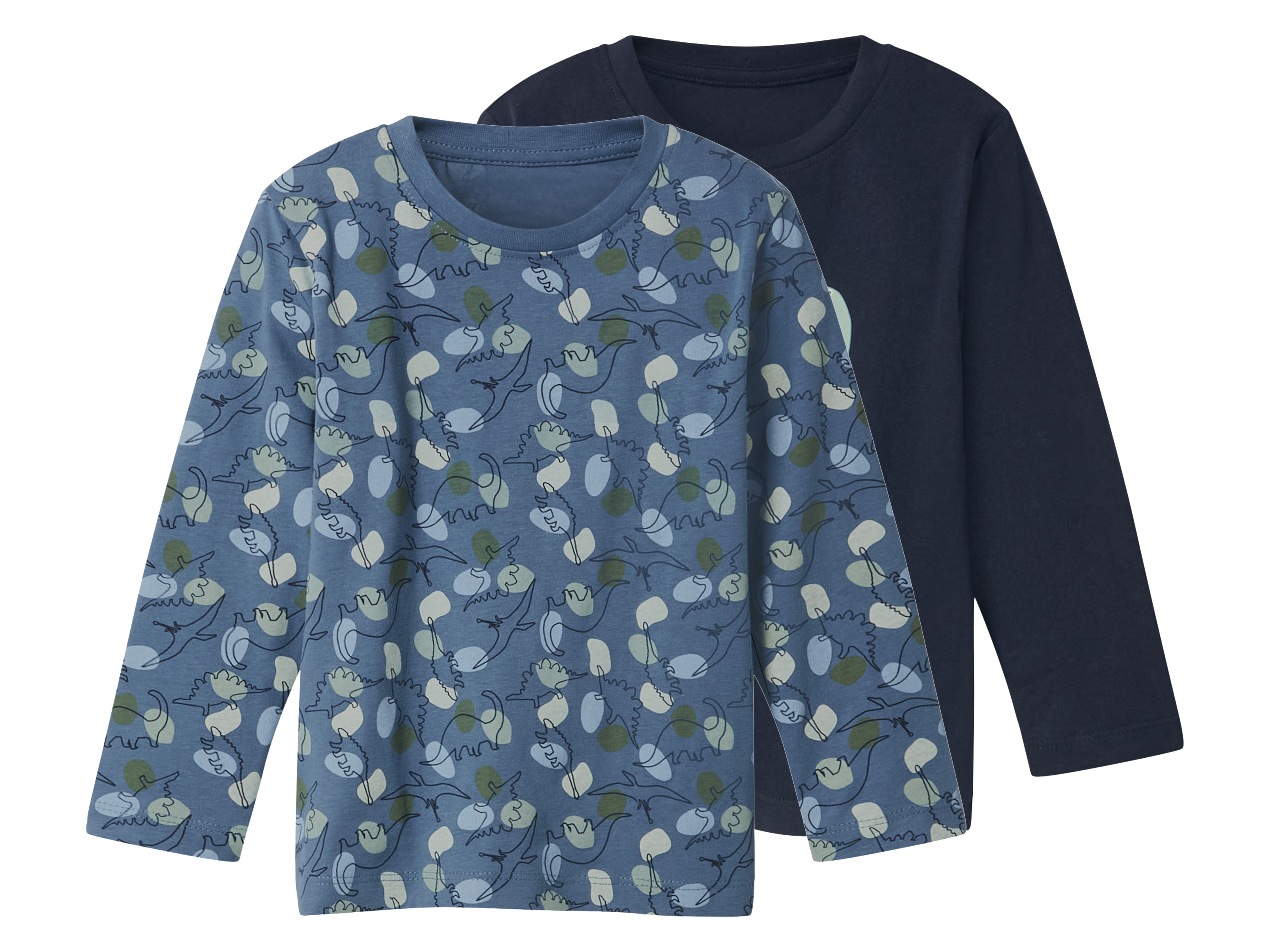 lupilu® Detské tričko, 2 kusy (navy modrá, 98/104)
