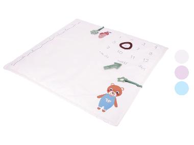 lupilu® Detská deka s míľnikmi