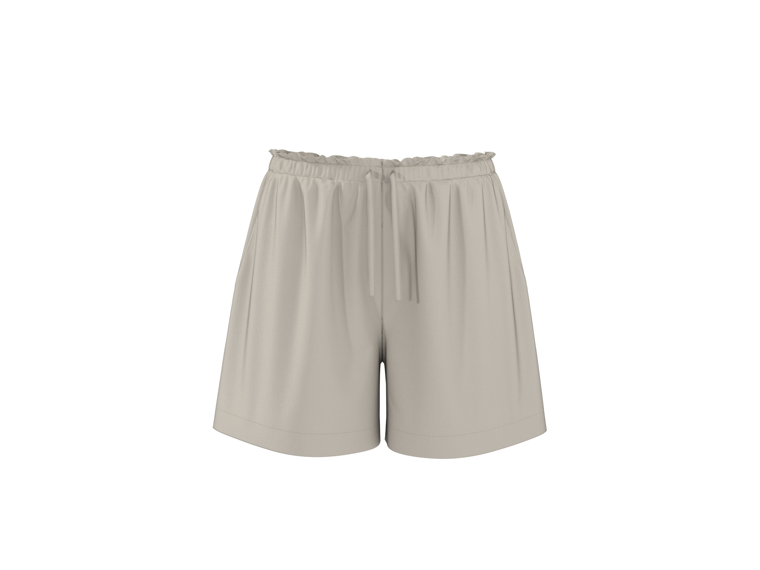 esmara® Dámske šortky s ľanom Premium (béžová, XS (32/34))