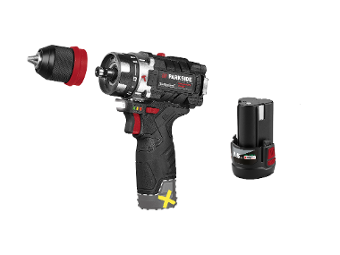 PARKSIDE PERFORMANCE® Aku príklepová vŕtačka 12 V PSBSAP 12 A1 + Akumulátor 12 V/2,5 Ah PAPK 12 2.5 B1