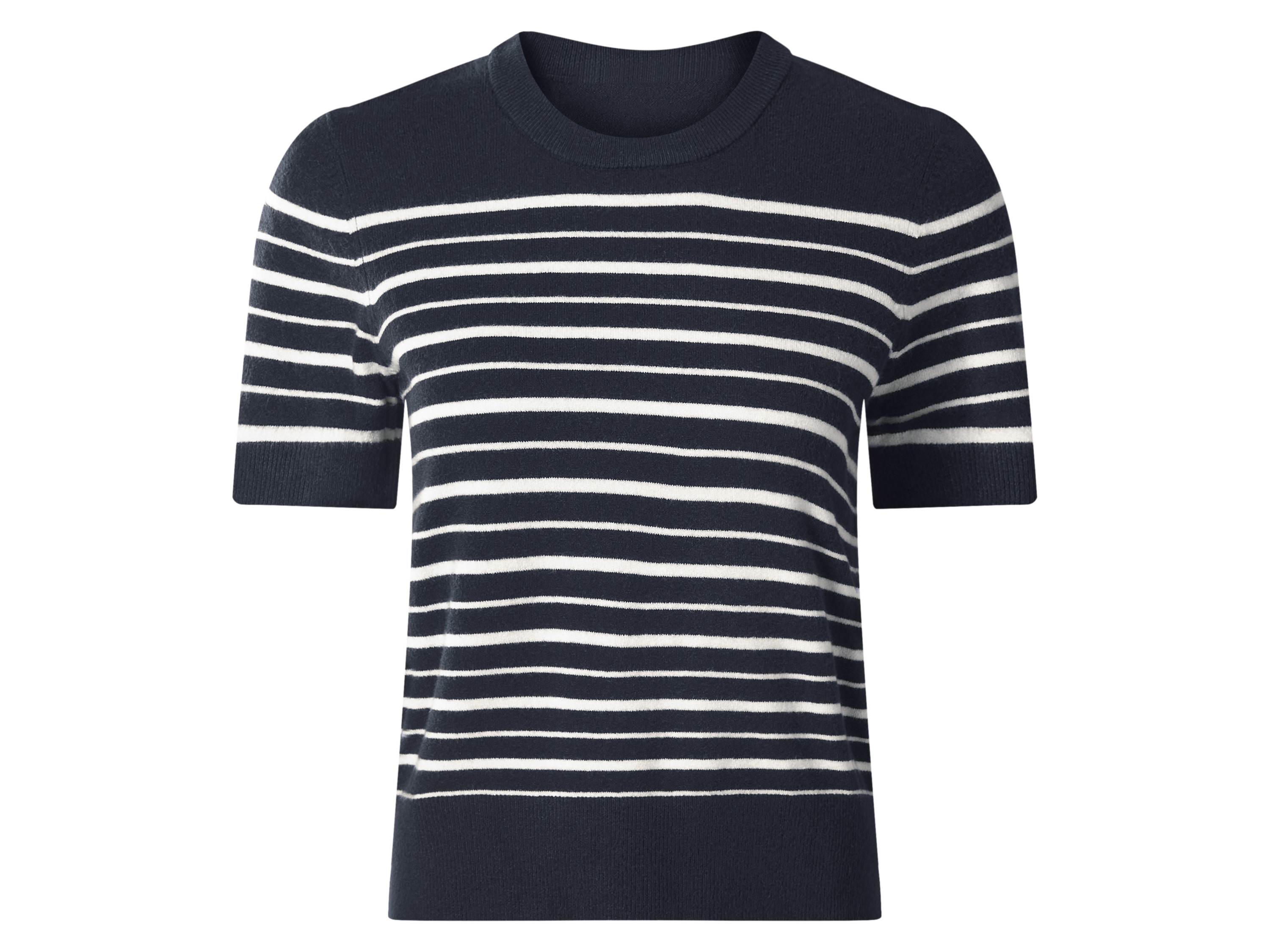 esmara® Dámske pletené tričko (navy modrá, M (40/42))