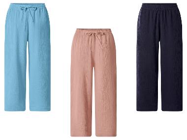 esmara® Dámske mušelínové nohavice