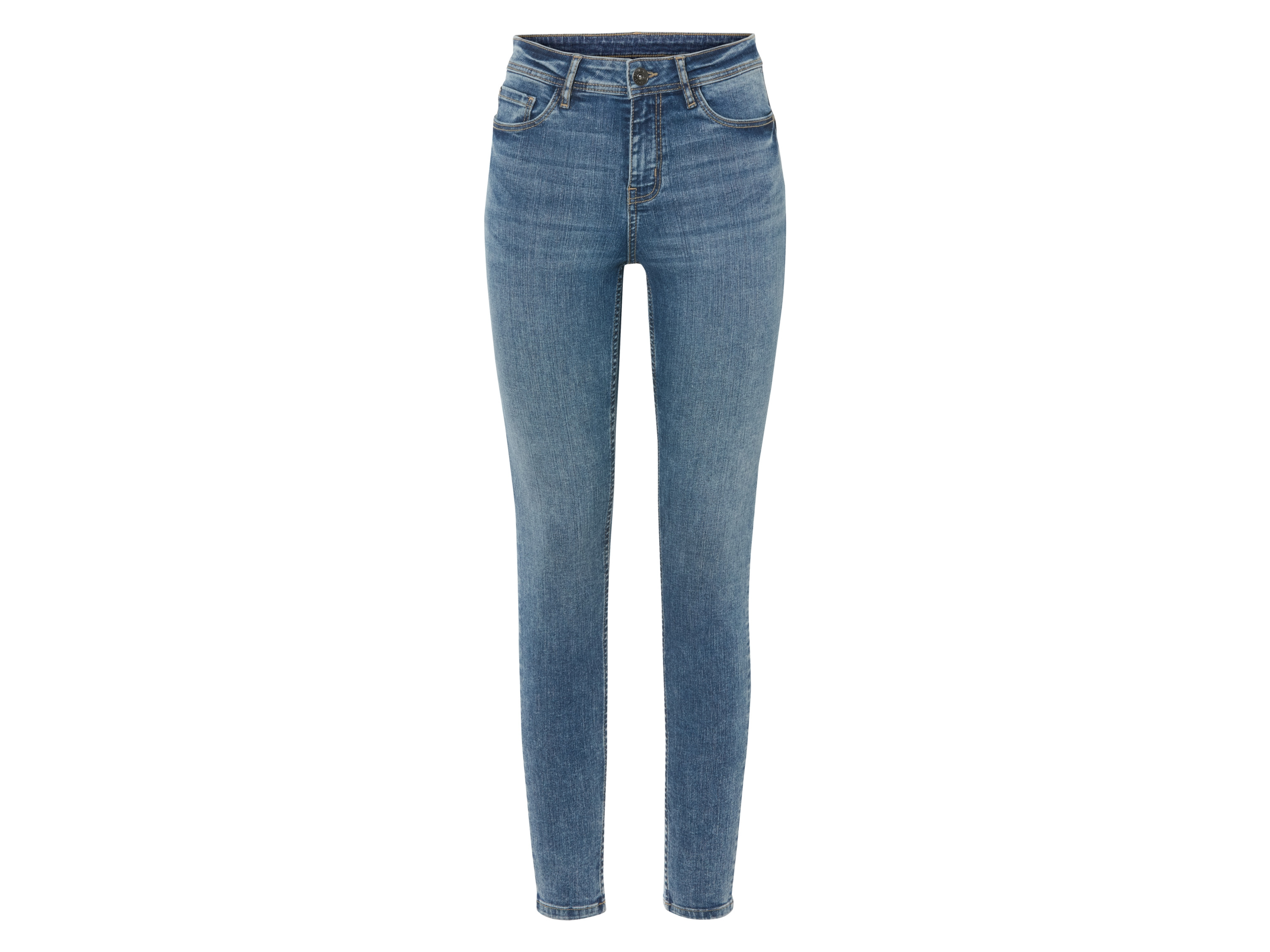 esmara® Dámske rifle „Push-up Super Skinny“ (34, modrá)