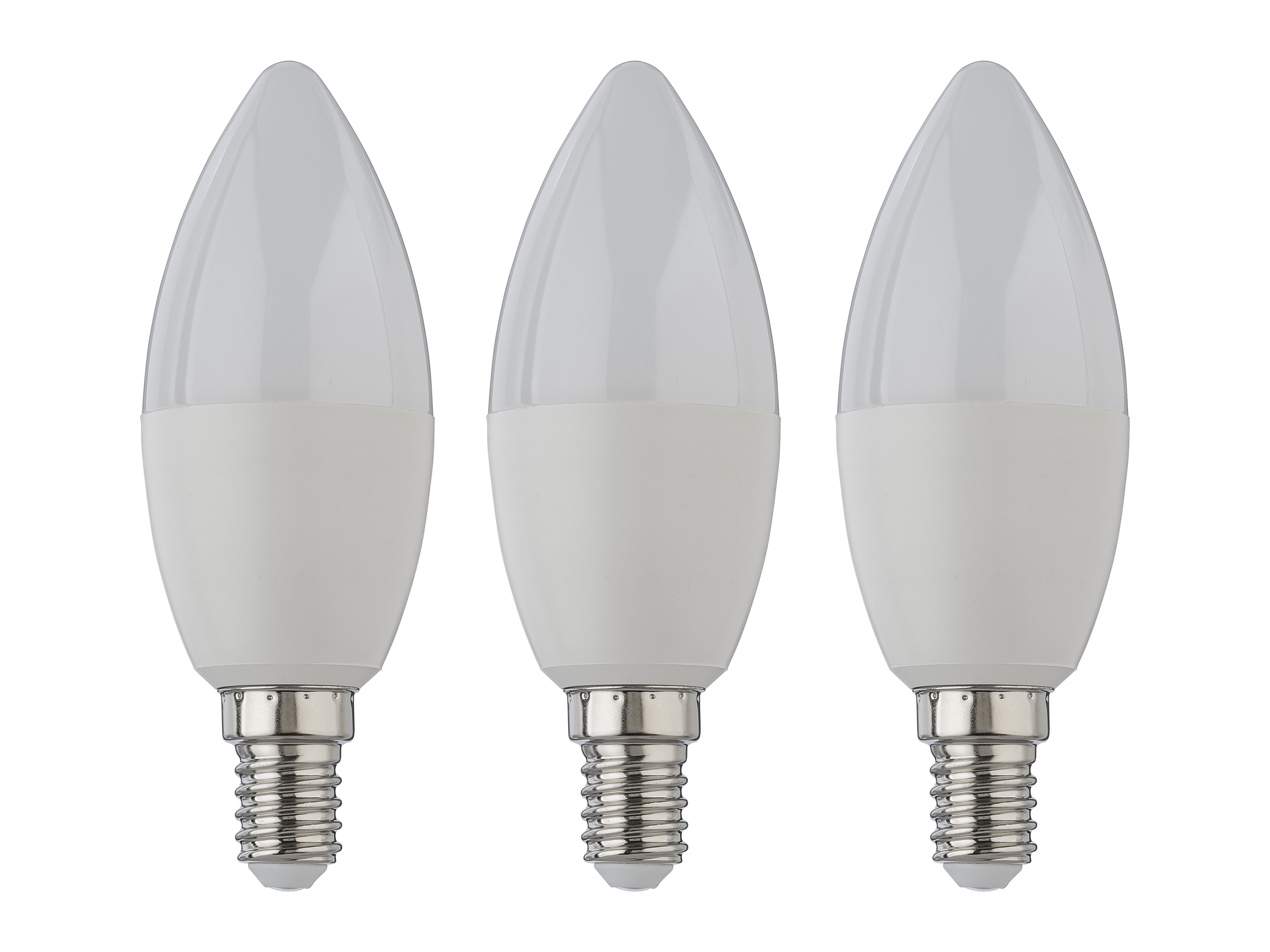 LIVARNO home LED žiarovky (sviečka, 6 W, E14, 3 kusy)