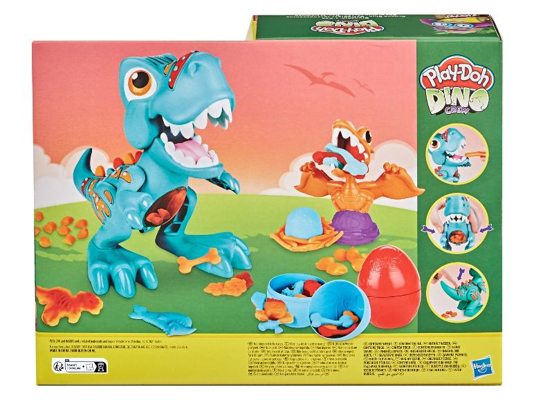 Hračka Play-Doh Dino Crew s dinosaurami a Play-Doh vajcom.