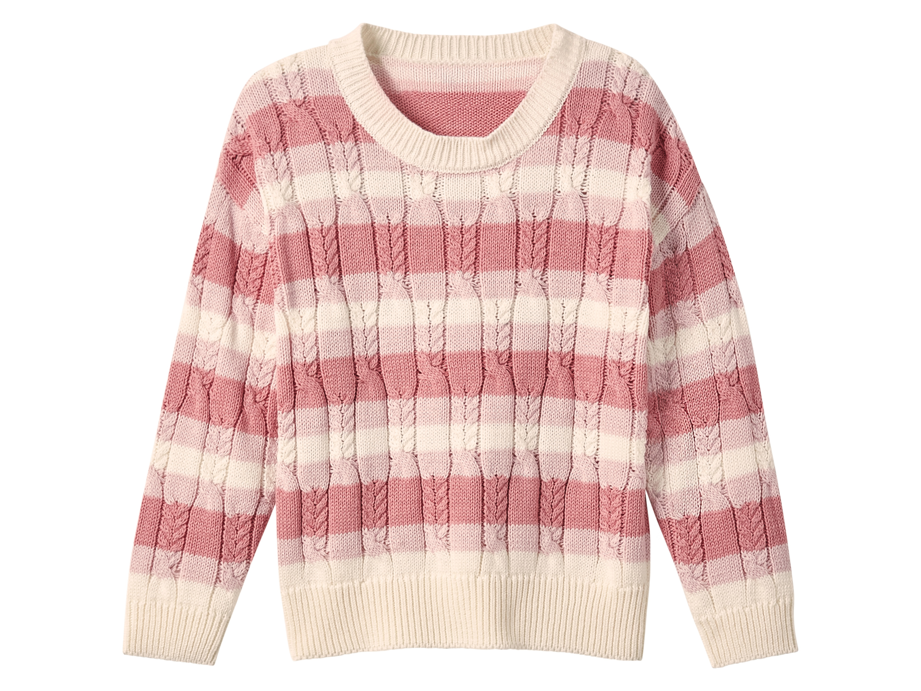lupilu® Dievčenský sveter (béžová/ružová, 98/104)