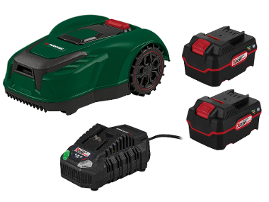 PARKSIDE® Robotická kosačka Smart PAMRS 1000 A1 + Rýchlonabíjačka akumulátora 20 V/4,5 A + Akumulátor 20 V/4 Ah