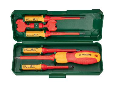 PARKSIDE® Súprava skrutkovačov s vymeniteľnými čepeľami na 1 000 V, 8-dielna