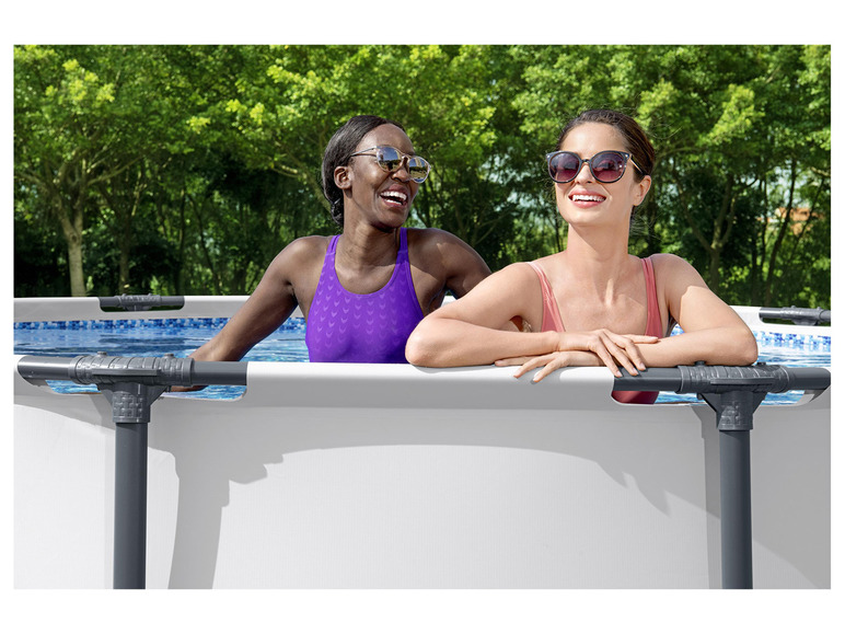 Prejsť na zobrazenie na celú obrazovku: Bestway Bazén s oceľovým rámom Steel ProMAX™ s filtračním zariadením a schodíkmi, Ø 396 x 122 cm – obrázok 10