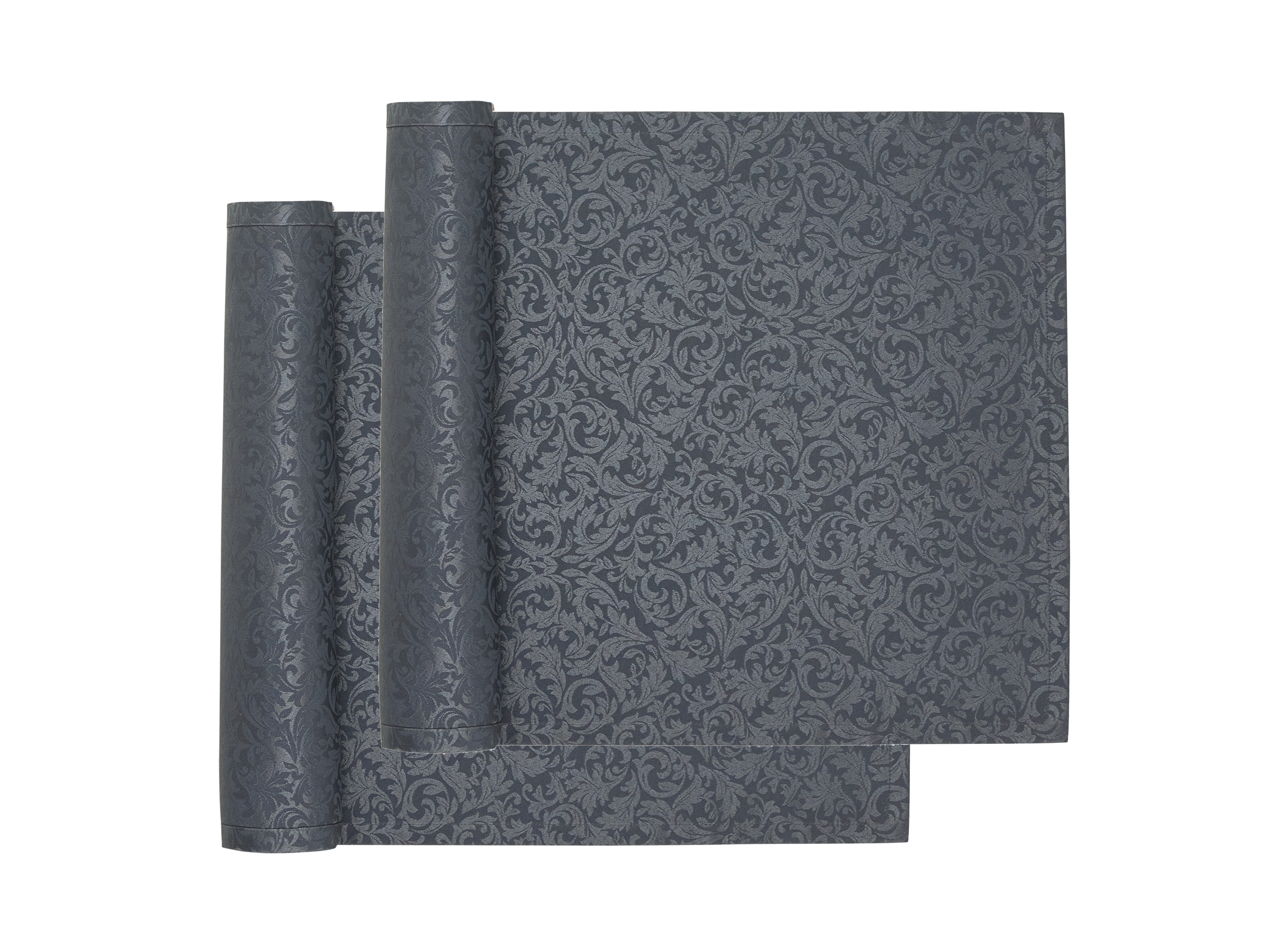 LIVARNO® Žakárový obrus, 130 x 170 cm/Žakárový behúň, 50 x 150 cm, 2 kusy (50 x 150 cm, sivá)