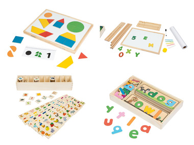 Playtive Magnetická mozaika/Obojstranná tabuľa/Obrázky/Šlabikár