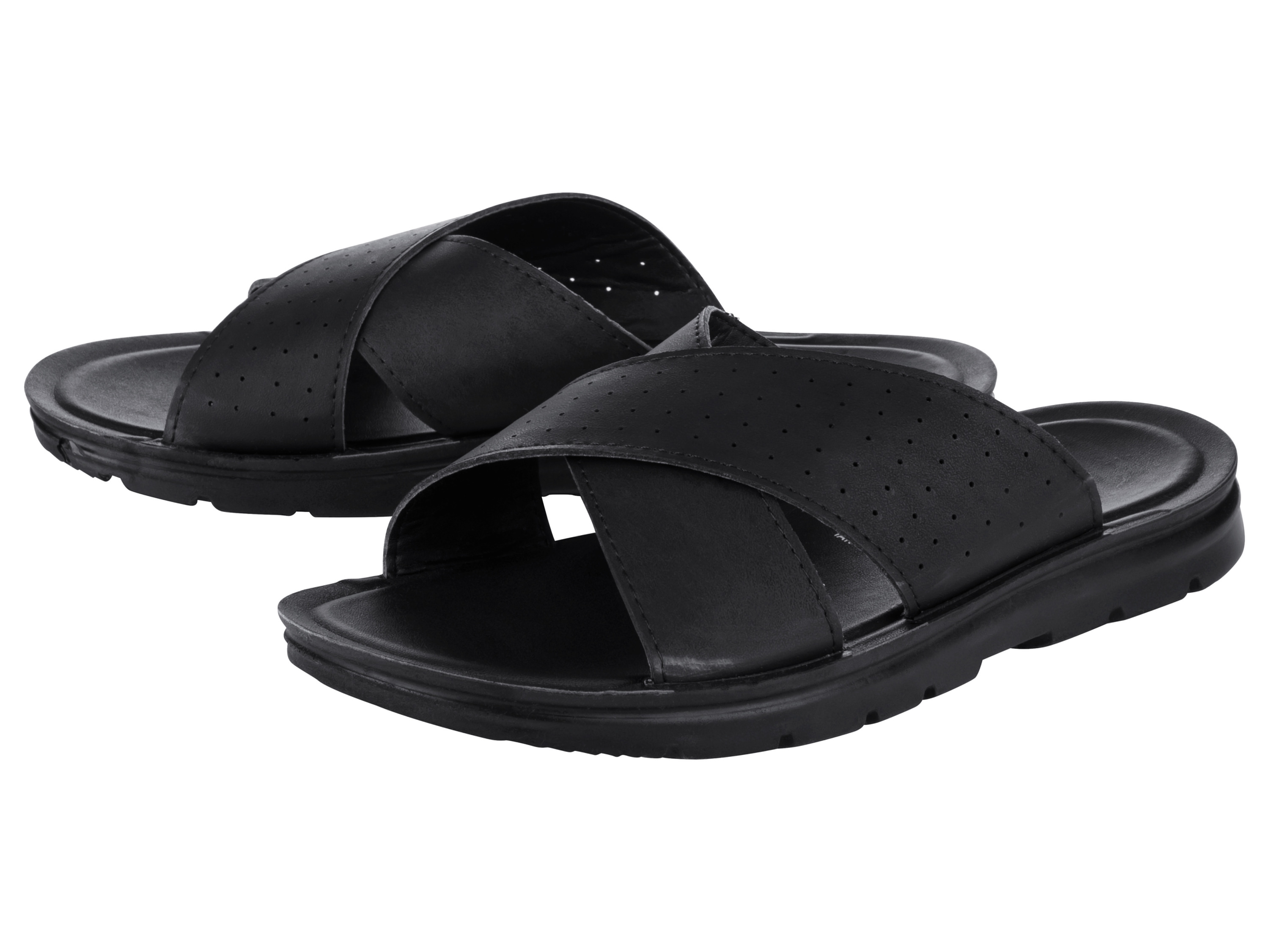 LIVERGY® Pánske šľapky (čierna, 44)