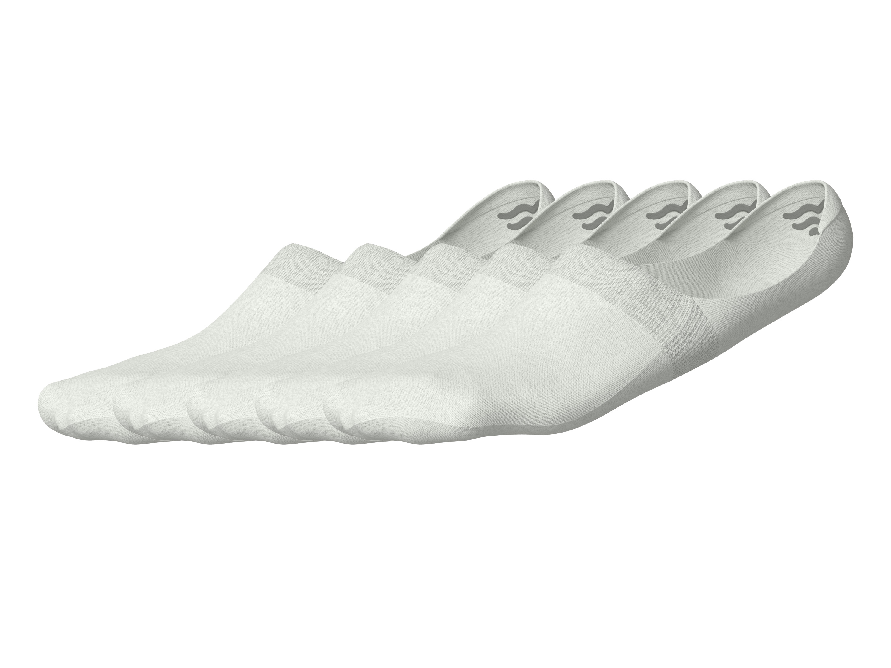 esmara Men Pánske nízke ponožky, 5 párov (biela, 39/42)