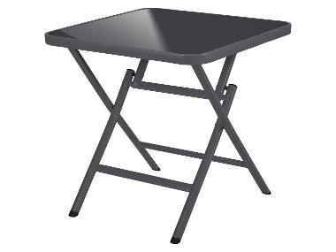 LIVARNO® Hliníkový skladací stôl Houston/Toronto, 70 x 70 x 70 cm