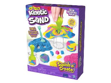 KINETIC SAND Hrací piesok Squish N' Create