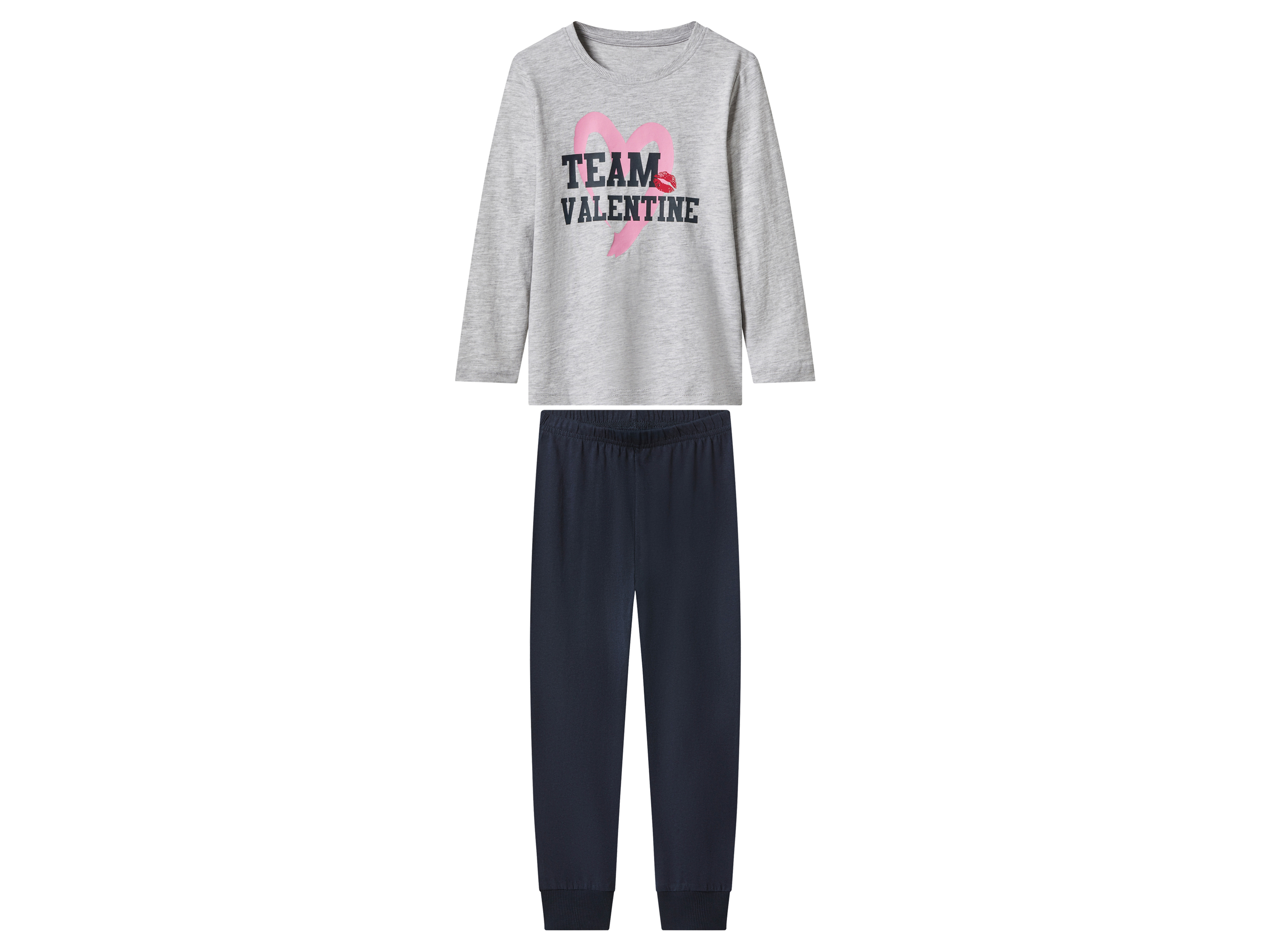 lupilu® Detské pyžamo (sivá/navy modrá, 122/128)