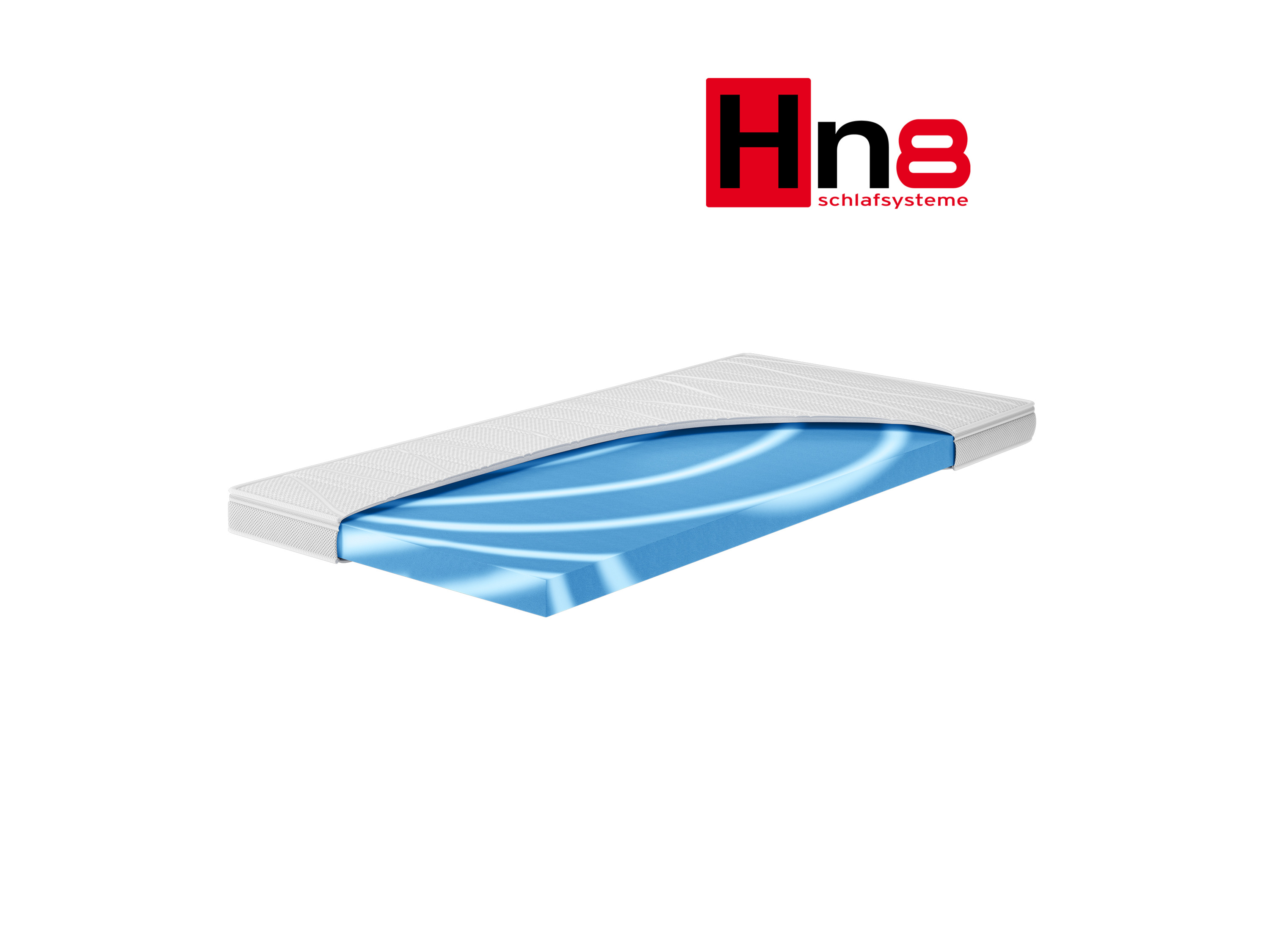Hn8 Schlafsysteme Vrchný matrac Surf 100 Cool s chladivým poťahom H2 (H2, 100 X 200 CM)